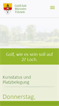 Mobile Screenshot of gc-tinnen.de